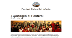 Desktop Screenshot of festivalcielosdelinfinito.cl