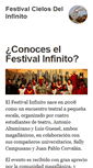 Mobile Screenshot of festivalcielosdelinfinito.cl